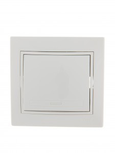 Lezard Мира выкл. СУ 1 кл. 10А (промежуточный) бел. с бел. вставкой (корпус PC) 701-0202-107