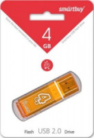 Флеш-диск (флэшка) USB  4Gb SmartBuy Glossy Orange (SB4GBGS-Or)