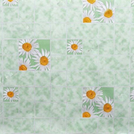 Клеенка т/о 125*25м 1сорт 147/3 (ромашка на зеленом) Тверь