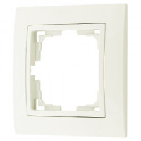 Bylectrica УЮТ рамка 1 мест. (с несъемной декор. вставкой), беж., (ЮЛИГ.735212.275-40беж.)