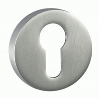 Накладка на цилиндр круг. РЕНЦ, никель матовый INET 06 SN