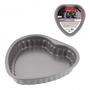 Форма д/выпечки сталь сердце 27*26,5*4,5см Агнетта 75778 Master House
