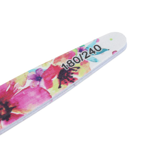 Пилка шлифовальная тм ЮL 2-х сторонняя, 180/240 грит, ЭВА, пластик, 17,8 см, 4 дизайна