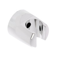 Держатель для лейки душа, настенный, однорежимный, пластик, хром