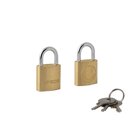Замки вис PDB-20-20-КОМПЛЕКТ д/багажа (2замка +общие 3ключа) Apecs  \36