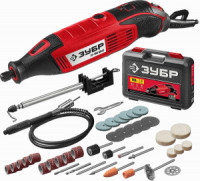 ЗУБР гравер электрический 160Вт, d=3,2мм, 41 предмет, кейс, ЗГ-160 КН41