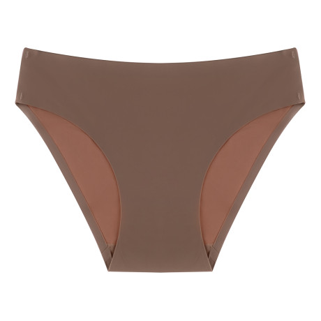 GALANTE Трусы-слипы женские бесшовные, р.48, 95%вискоза, 5%спандекс, бежевый, НБ25-9