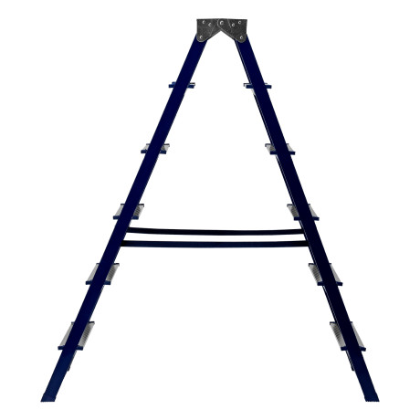 Стремянка двусторонняя 6 ступеней, стальная, Сибртех