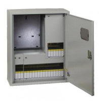 EKF щит учетно-распред. метал. навесной ЩУРН 3/48 однодверный окно IP31 (630х400х160)  mb23-3/4