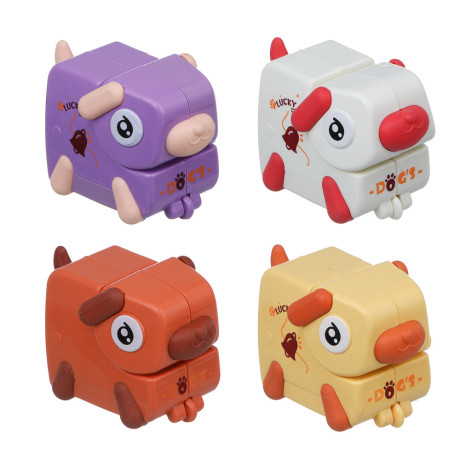 ИГРОЛЕНД Игрушка для малышей в виде животных "Питомцы" заводная, ABS, 8х10х6см, 4 дизайна