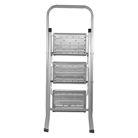 Стремянка 3 ступени, с полимерными ковриками, Сибртех