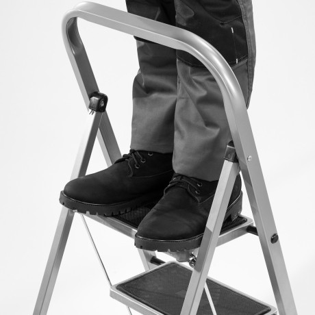 Стремянка 3 ступени, с полимерными ковриками, Сибртех