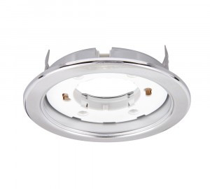 Jazzway св-к встр. GX53 хром/глянц 106(80)x38 PGX53 (уп.10шт!) 10639.6  .5017580