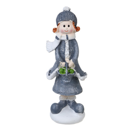 СНОУ БУМ Фигурка "Девочка" 6,5х5,5х17см, полистоун, 2 дизайна
