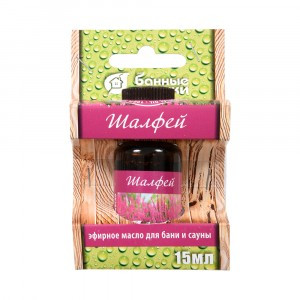 Масло эфирное 15мл Шалфей 30011 Банные штучки