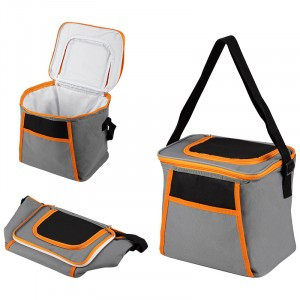 Термосумка PC2207, 12л, 26*20*24см, серо-оранжевый 104569 Ecos