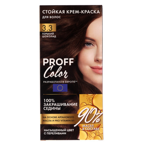 Краска для волос PROFF Color Горький шоколад, 115мл