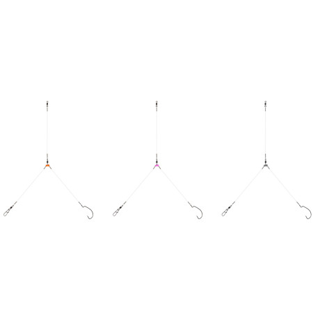 AZOR FISHING Оснастка спиннинговая с отводным поводком и крючком, флюорокарбон, 5 видов
