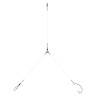 AZOR FISHING Оснастка спиннинговая с отводным поводком и крючком, флюорокарбон, 5 видов
