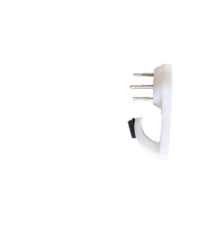 Крючок пластиковый с гвоздями для забивания средний