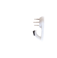 Крючок пластиковый с гвоздями для забивания средний