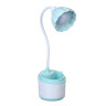 Светильник LED "2 в 1", подст. д/ручек, 9,5х9,5х41см, USB, 4 цвета