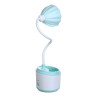 Светильник LED "2 в 1", подст. д/ручек, 9,5х9,5х41см, USB, 4 цвета