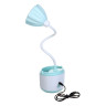 Светильник LED "2 в 1", подст. д/ручек, 9,5х9,5х41см, USB, 4 цвета