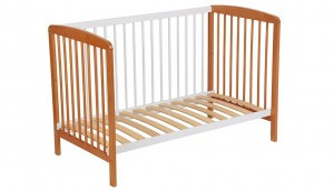 Кровать детская Polini kids Simple 101, белый-бук (мест 1)