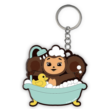 Брелок Чебурашка эксклюзив, ПВХ, 8х5х1 см, в ассортименте