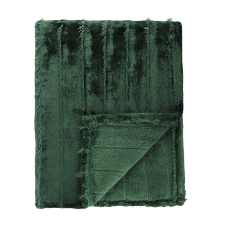 PROVANCE Фелиз Плед с бахромой, 130х170см, 100% полиэстер, зеленый