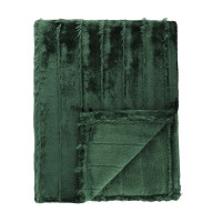 PROVANCE Фелиз Плед с бахромой, 130х170см, 100% полиэстер, зеленый