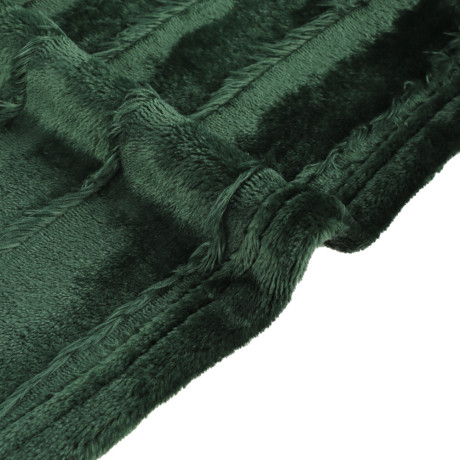 PROVANCE Фелиз Плед с бахромой, 130х170см, 100% полиэстер, зеленый