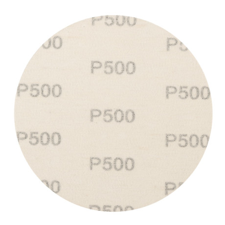 Круг абразивный на ворсовой подложке под "липучку", P 500, 125 мм, 10 шт Сибртех