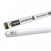 Volpe T8 G13 220V 10W(900lm) 4000K небьющаяся 600x25 пластик/матовая LED-T8-10W/NW/G13/FR/FIX/N