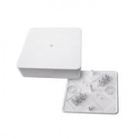 EKF коробка разветвительная КМР-030-032кг наружная (100х100х28) белая с клеммн. plc-kmr-030-032kg