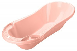 Ванна детская с клапаном для слива, 1000x490x305мм, 46л светло-розовый Бытпласт