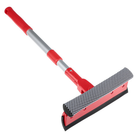 ЕРМАК Щетка телескопическая с губкой и водосгоном, 50-70 см, поворотная рабочая поверхность