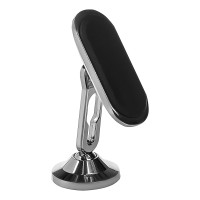 BY Держатель телефона магнитный, на панель, металлический, серебро