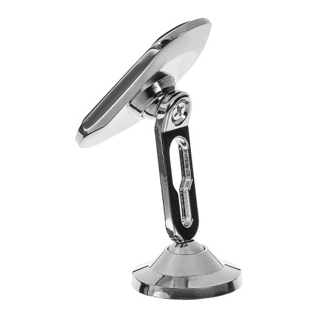 BY Держатель телефона магнитный, на панель, металлический, серебро