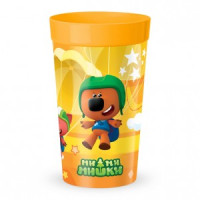 Стакан детский с декором 380мл "МИ-МИ-МИШКИ" оранжевый 431328108 Бытпласт
