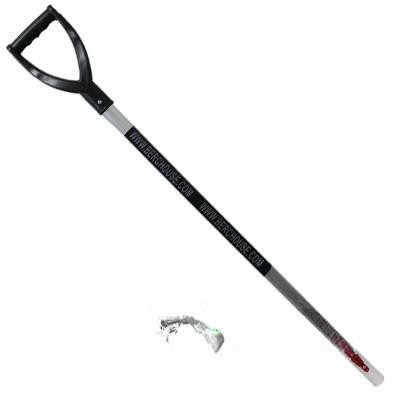 Черенок d30 алюминевый для снеговой лопаты с бабочкой