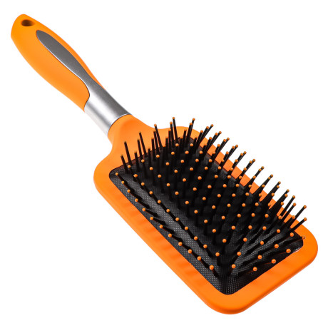 ЮНИLOOK Расческа массажная, пластик, силикон, 25,5см, 2 цвета