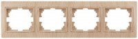 ЭРА Intro Plano рамка, СУ 4 мест. сосна, 1-504-11, Б0030105