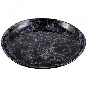 Тарелка д/нарезки 26см, вуаль, черный (кратность 5!!!) керамика, 108805