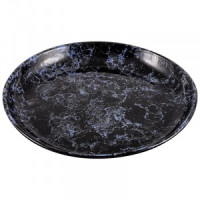 Тарелка д/нарезки 26см, вуаль, черный (кратность 5!!!) керамика, 108805