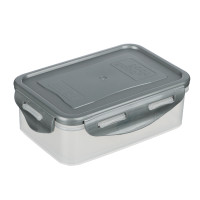 Контейнер герметичный для СВЧ с защелками, 0,5л, 160х110х55мм, пластик