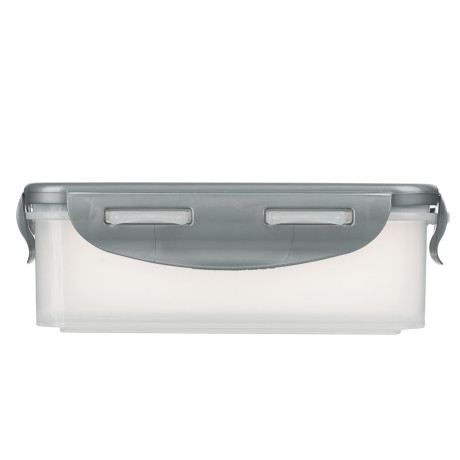 Контейнер герметичный для СВЧ с защелками, 0,5л, 160х110х55мм, пластик