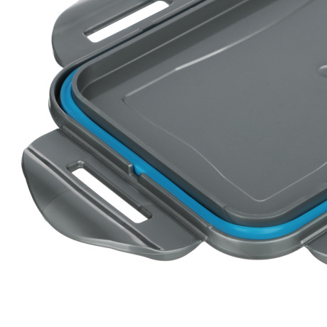 Контейнер герметичный для СВЧ с защелками, 0,5л, 160х110х55мм, пластик