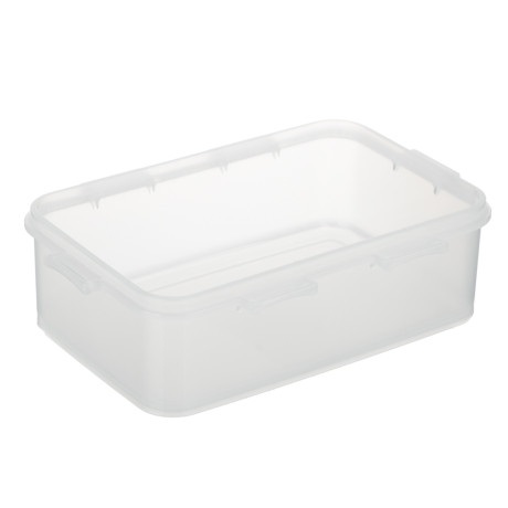 Контейнер герметичный для СВЧ с защелками, 0,5л, 160х110х55мм, пластик